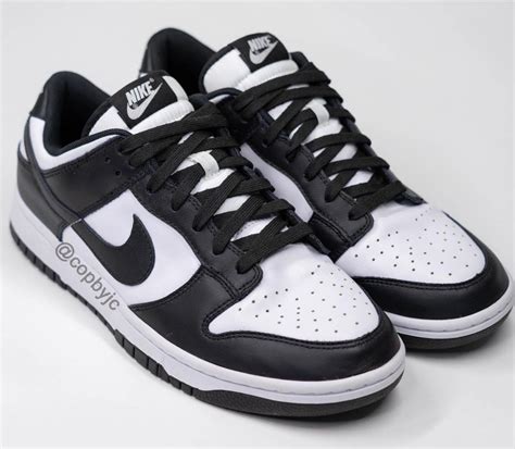 Nike Dunk high & low zwart, wit 